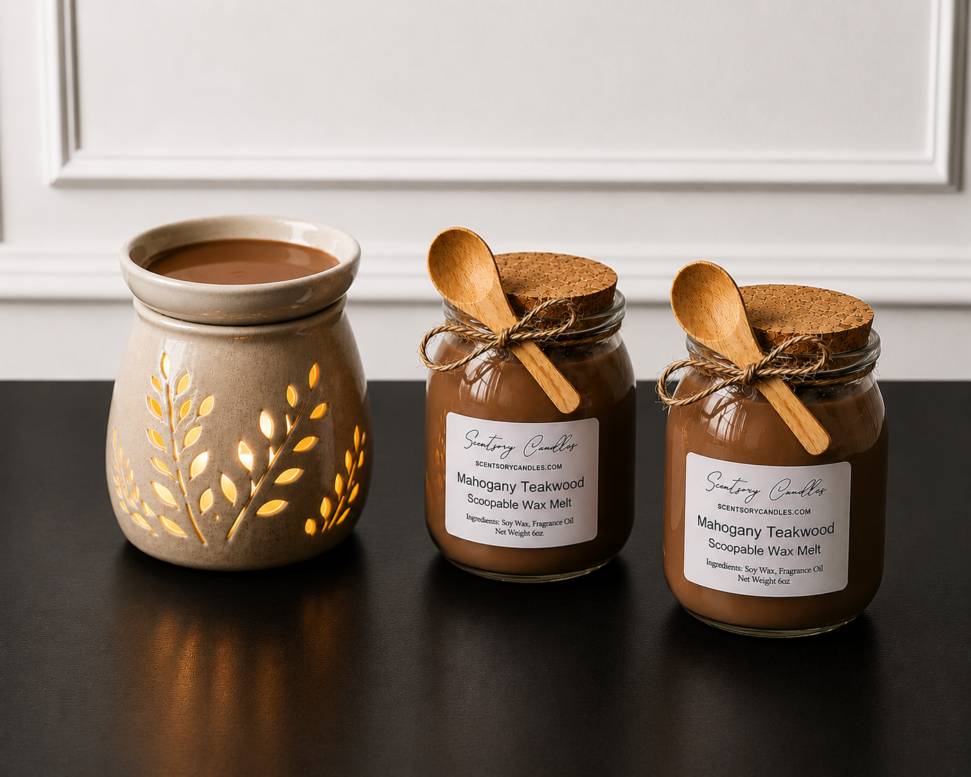 Mahogany Teakwood Scoopable Wax Melts
