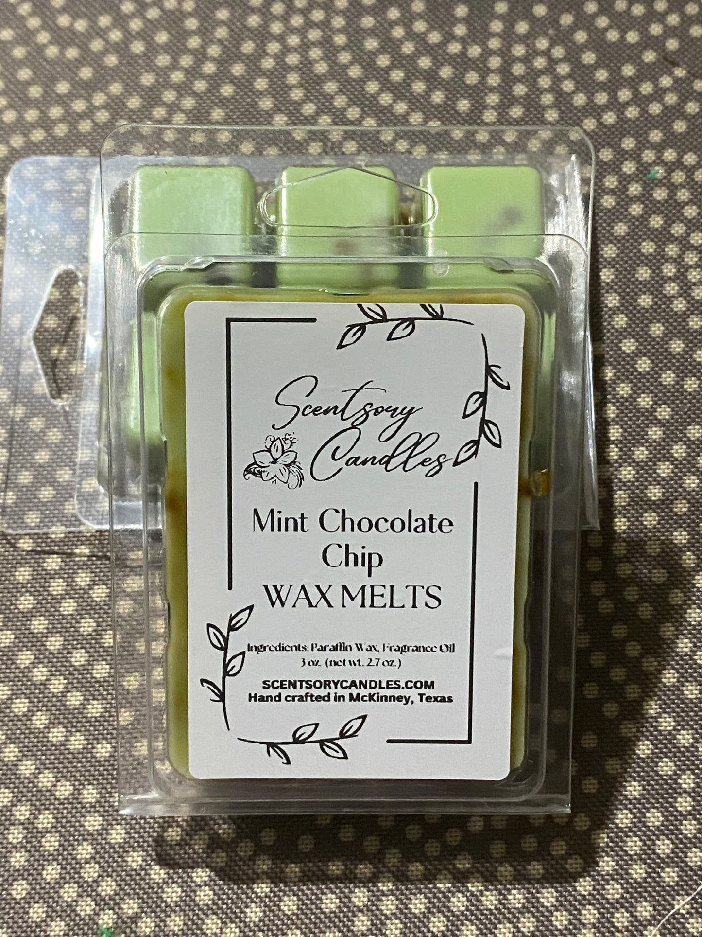 Mint Chocolate Chip Wax Melt