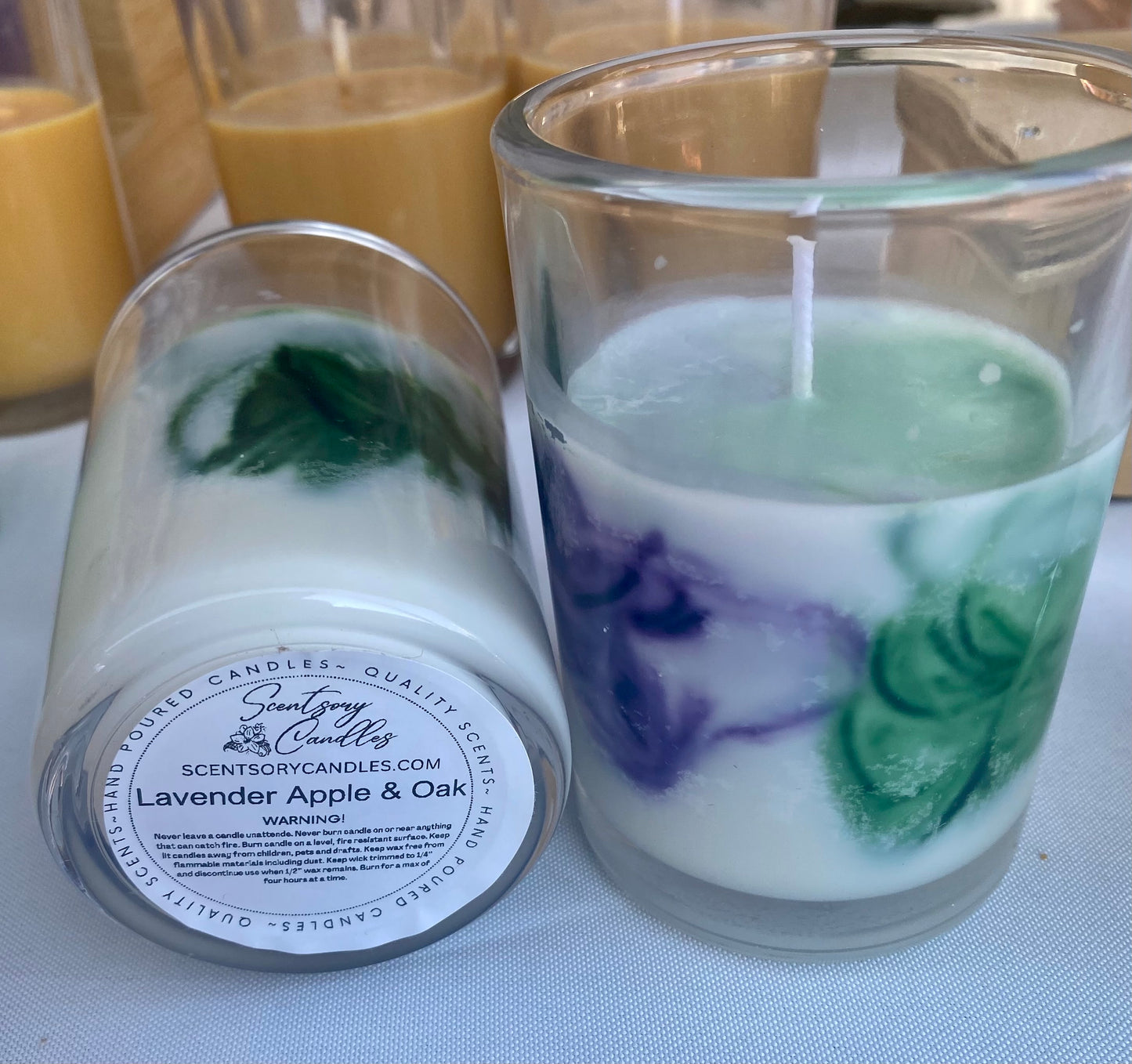 Lavender Apple and Oak Candle
