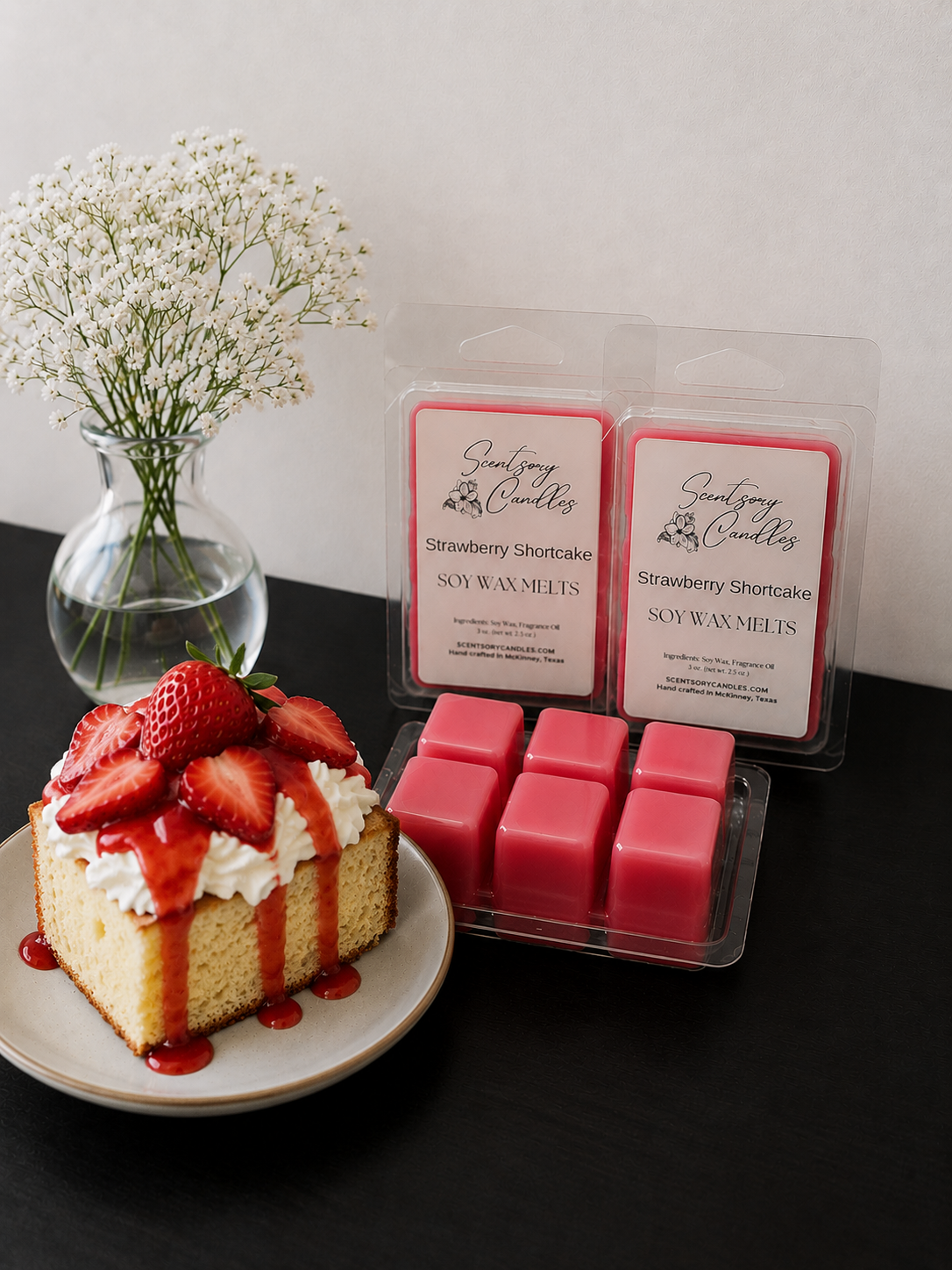 Strawberry Cake Wax Melt