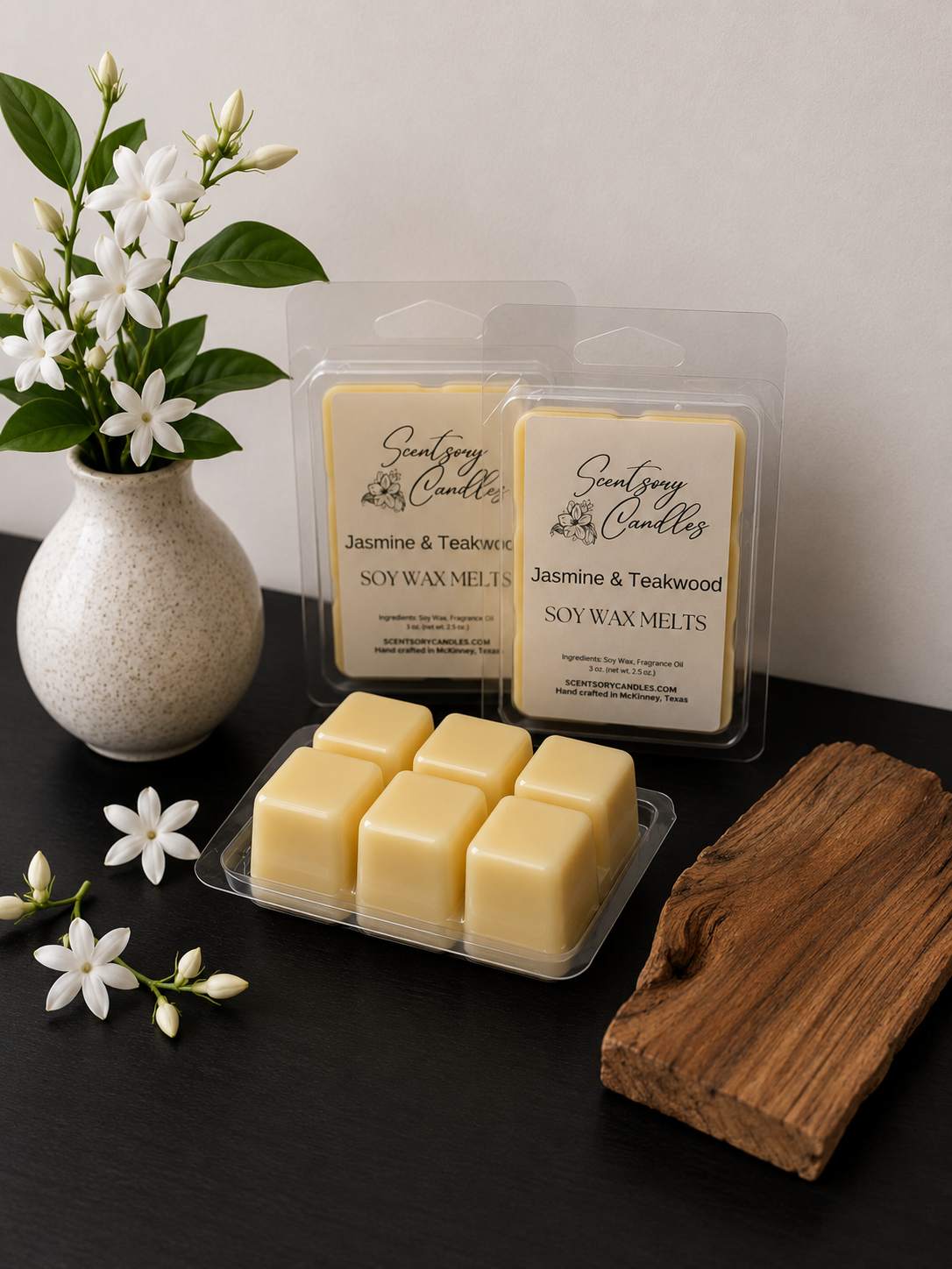 Jasmine and Teakwood Wax Melt