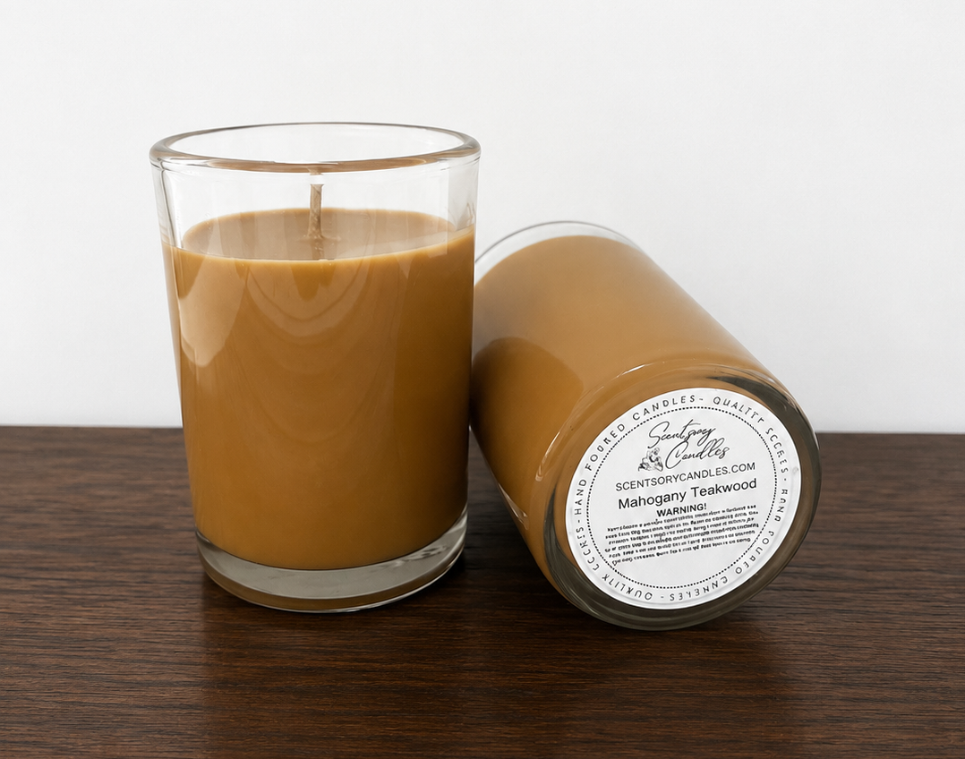 Mahogany Teakwood Candle